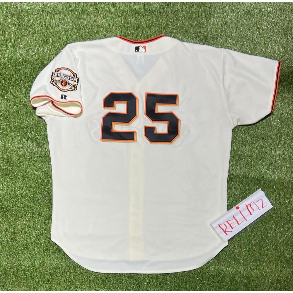Barry Bonds San Francisco Giants 2000 mlb baseball Russell Authentic Jersey 52